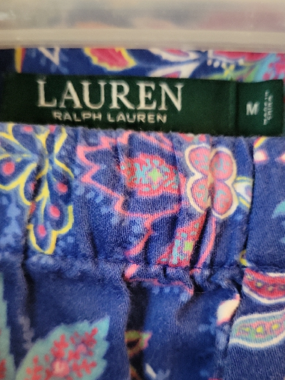 Ralph Lauren Navy Floral Pajama Set - Picture 2 of 4